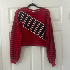 PUMA x THE KOOPLES collab crop long sleeve t shirt